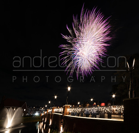 Fireworks photo from the Hartland Village Fireworks display 2021