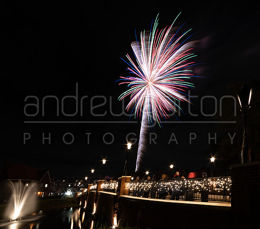 Fireworks photo from the Hartland Village Fireworks display 2021