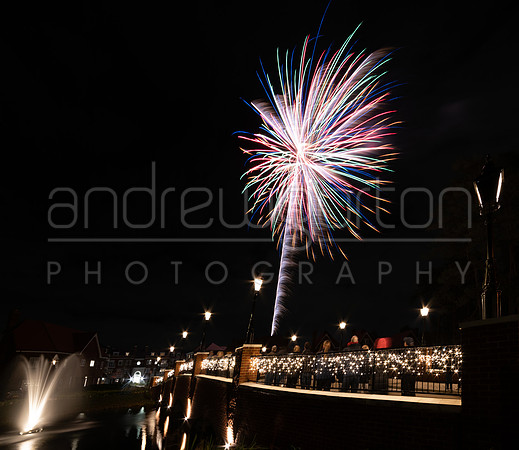 Fireworks photo from the Hartland Village Fireworks display 2021
