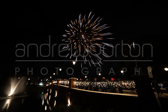 Fireworks photo from the Hartland Village Fireworks display 2021