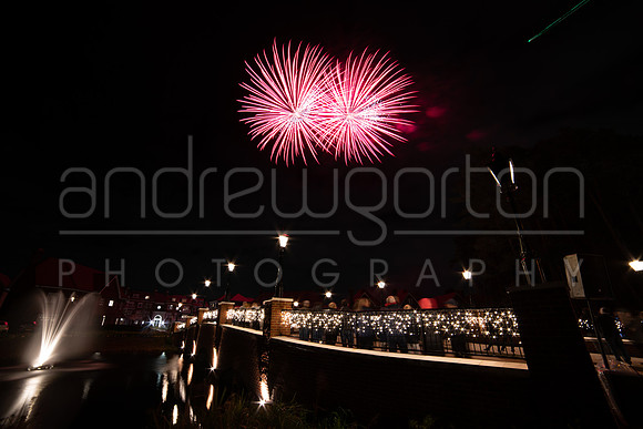 Fireworks photo from the Hartland Village Fireworks display 2021