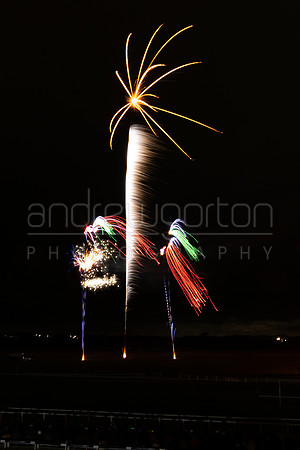 Fireworks photo from the Warwick Racecourse firework show