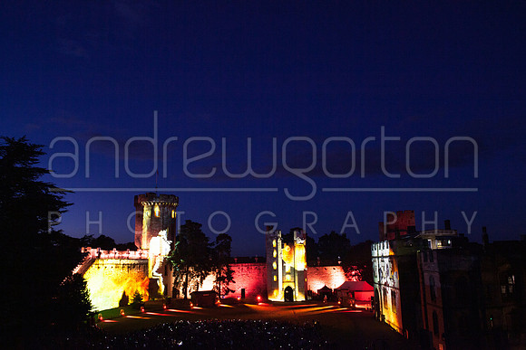 Photo from the immersive audiovisual fireworks and lasers performance of DragonSlayer 2018
