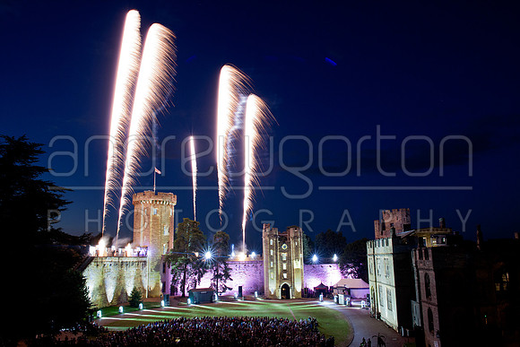 Photo from the immersive audiovisual fireworks and lasers performance of DragonSlayer 2018