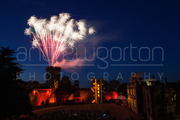 Photo from the immersive audiovisual fireworks and lasers performance of DragonSlayer 2018